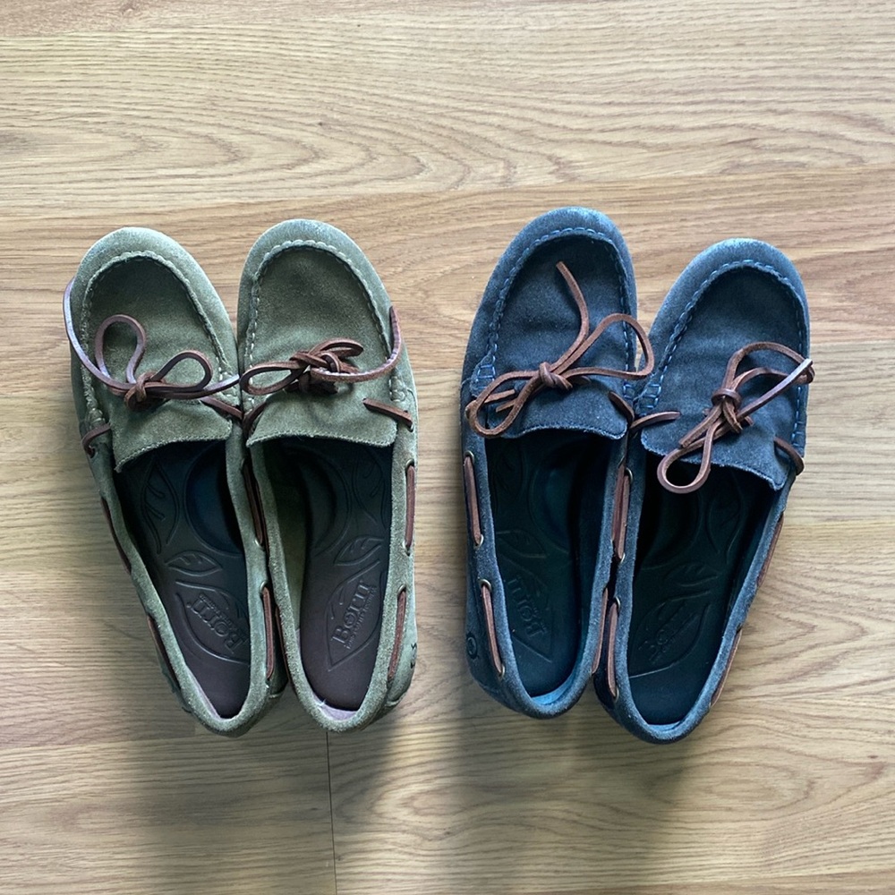Born suede loafers
